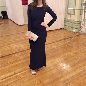 Navy Bridesmaid Gown